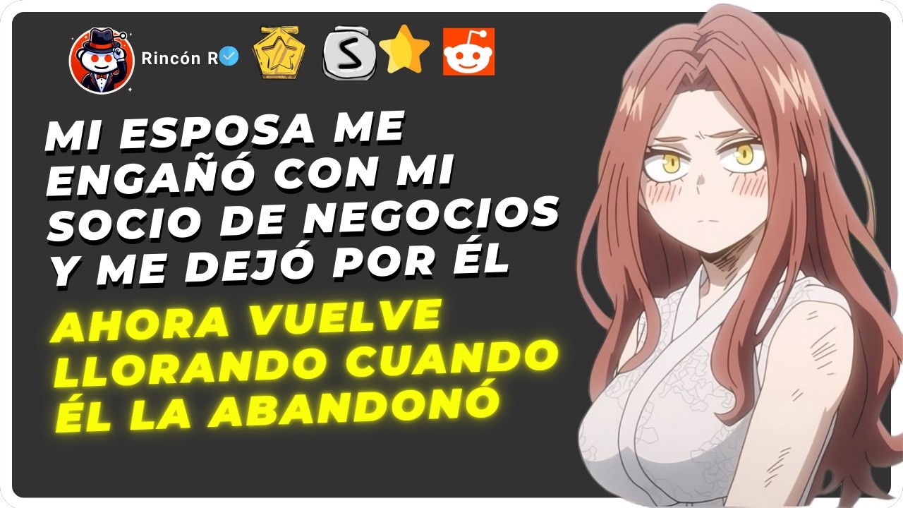 Mi esposa me engañó con mi socio de negocios y me dejó por él y ahora vuelve llorando... | Reddit