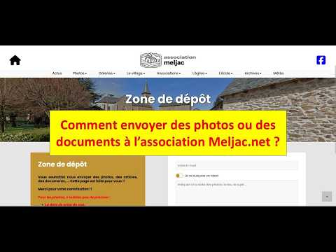 Comment envoyer des photos ou des documents à Meljac.net.