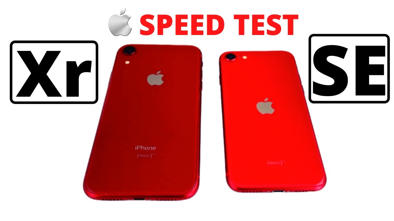 iPhone XR vs iPhone SE (2020) Speed Test
