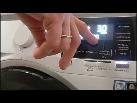 AEG Waschmaschine Wäsche waschen Serie 6000 Klamotten waschen Einleitung funktioniert