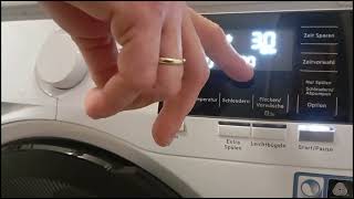 AEG Waschmaschine Wäsche waschen Serie 6000 Klamotten waschen Einleitung funktioniert