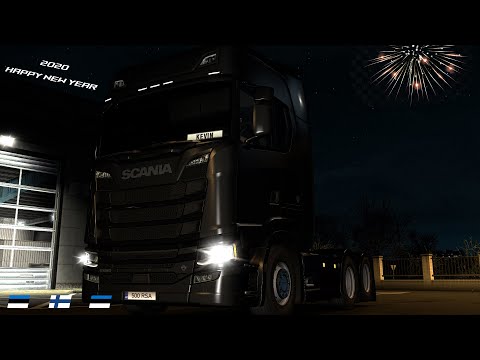 ETS2 1.36 - Driving Beyond the Baltic Sea - POV Driving Scania S520 | Estonia - Finland - Estonia