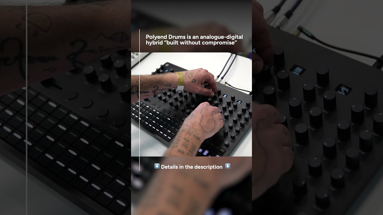 Polyend Drums demoed from the Superbooth show floor &ndash; Polyend's 