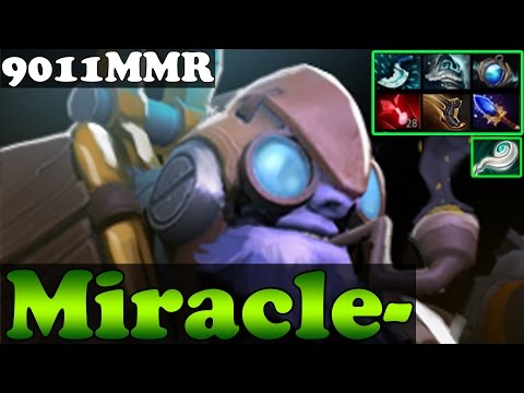 Dota 2 - Miracle- TOP 1 MMR IN THE WORLD 9011MMR Plays Tinker - Full Game - Ranked Match