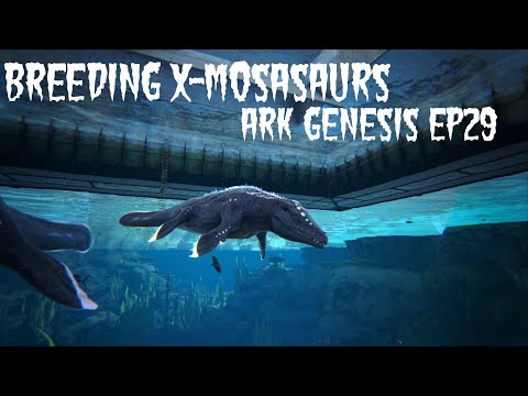 Breeding X-Mosasaurs. Ark Genesis EP29