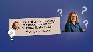 How to Make Custom Coloring Pages from Photos for Etsy | Color Bliss Tutorial