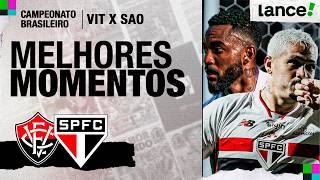 VITÓRIA 2x0 SÃO PAULO | MELHORES MOMENTOS | BRASILEIRÃO 2026 | 11ª RODADA