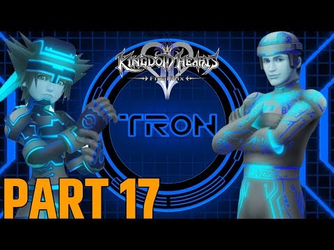 Kingdom Hearts 2.5 - Space Paranoids Boss Fight In Tron Level