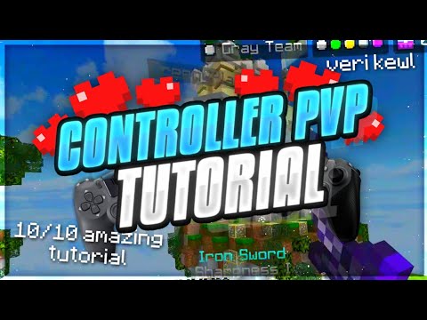 HOW TO PVP USING A CONTROLLER // TUTORIAL (Minecraft Bedrock Edition)