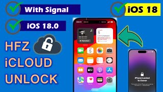 iCLOUD Unlock through HFZ icloud bypass