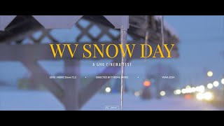 WV SNOW DAY - GH4 + MEIKE 25mm T2.2 - DCI 4K  Cinematic Footage Test