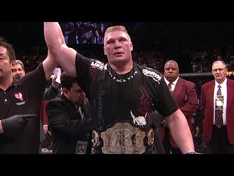 Brock Lesnar Claims Title with Dominant TKO Finish | Crowning Moment 👑