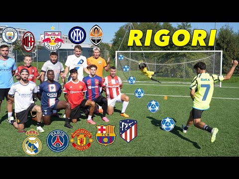 RIGORI CHALLENGE DI CHAMPIONS League 2.0 chi vincerà quest’anno?! ⚽️🏆