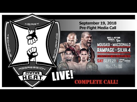 Bellator 206: Mousasi vs MacDonald + Rampage vs Wanderlei 4 Pre-Fight Media Call