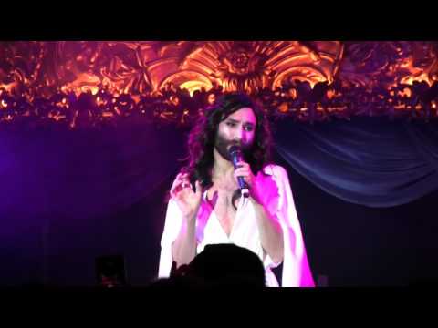 ESCKAZ in London: Performance from Conchita (Austria) Satellite