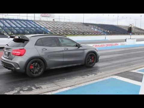 Mercedes GLA 45 AMG vs Mustang 5.0 (Ice Ice Baby)