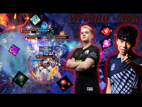 When Ana And Yatoro In One Team Wocombo Kunkka TORRENT STORM + Medusa STONE GAZE X 2  Refresher Orb.