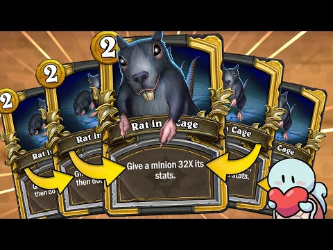 Give a minion 32X ITS STATS! | Hearthstone Battlegrounds