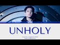 Jungkook UNHOLY Cover Color Coded Lyrics Jungkook Unholy Colorcodedlyrics
