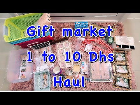 Gift market Sharjah 1 to 10 dirham haul