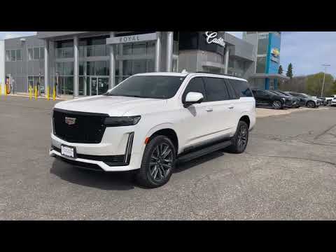 2024 Cadillac Escalade ESV 4WD Sport in White for sale at Royal Chevrolet in Mono, ON
