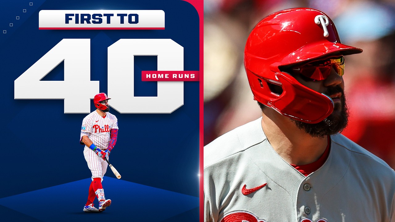 Kyle Schwarber becomes the first player to reach 40 home runs in 2026! 🔔 | MLB Highlights