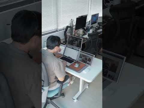 Màn Hình Laptop FOPO 14inch 3 Màn FHD 1080P - Xoay 225 độ, Kết Nối 1 Cáp Tăng 400% Hiệu Suất