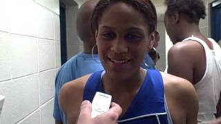 John Wilbert of the NEMS Daily Journal talks with Tupelo's Amber Jackson
