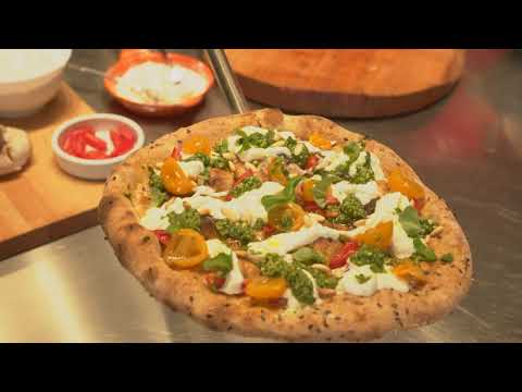 Pesto pizza  |  La pizza al pesto