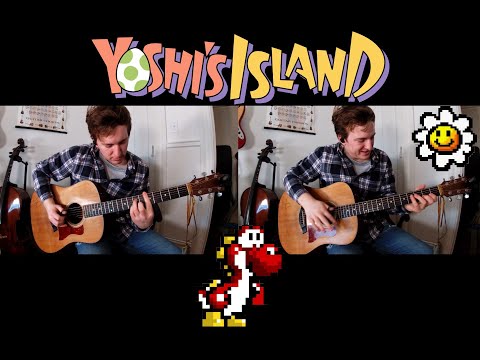 Athletic Theme (Yoshi's Island) --- Fingerstyle Guitar Cover + Free Tabs {Jacob Neufeld}