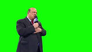 Paul Heyman "I hate that fricking song" green screen