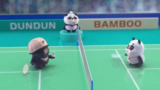 【Bamboo Panda ❤】Best Badminton Match Bamboo 