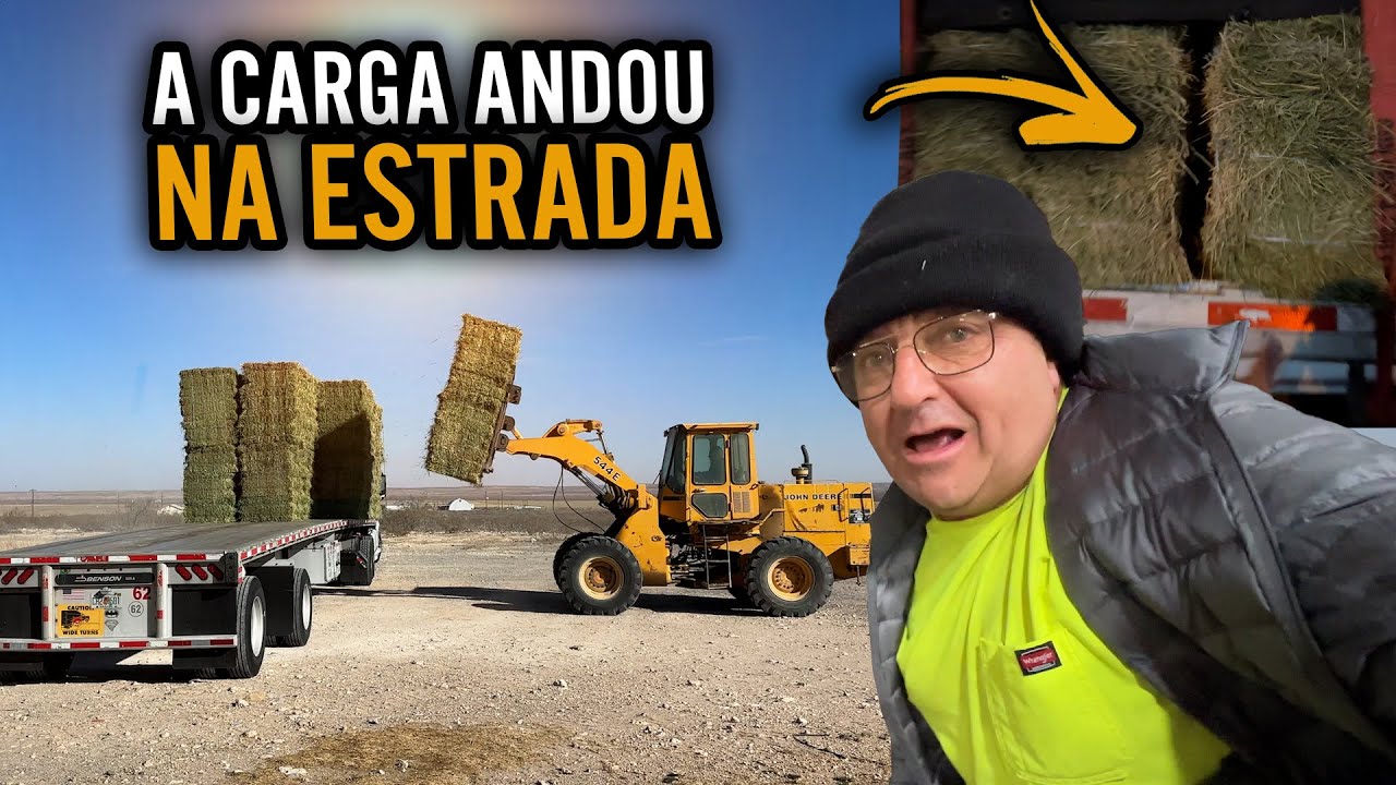 A CARGA ANDOU 🙈 NA ESTRADA ( muito alta) 🇺🇸