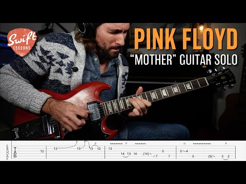 Pink Floyd "Mother" Guitar Solo Lesson w/ Tabs!