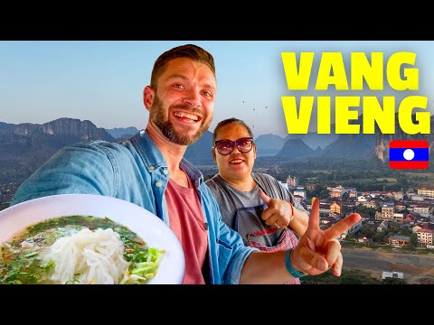 WE FOUND LAOS’ BEST NOODLES! 🇱🇦 (+ Extreme Lagoon Adventures!)