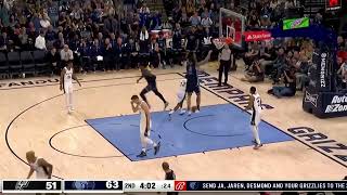 Steven Adams tries to destroy the rim 😤Grizzlies vs Spurs Jan.11 2022 - 2023 Season