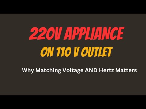 How to Safely Use 220v Appliances on 110v Outlets!