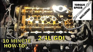 2011-2015 Kia Optima Valve Cover Gasket Replacement (2.4L GDI) [10 MIN. Ver.]