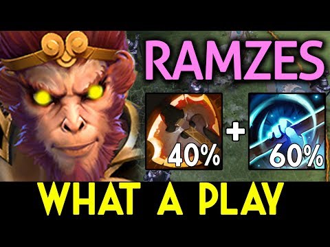 RAMZES Dota 2 [Monkey King] 100% Cleave Damage + Ultimate