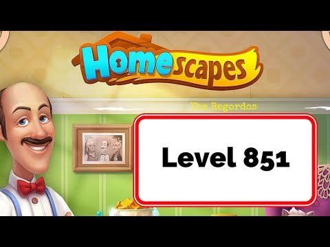 Homescapes Level 851 - No Boosters