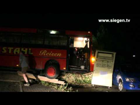 2011 08 30 Burbach Bus auf Abwegen SiegenTV
