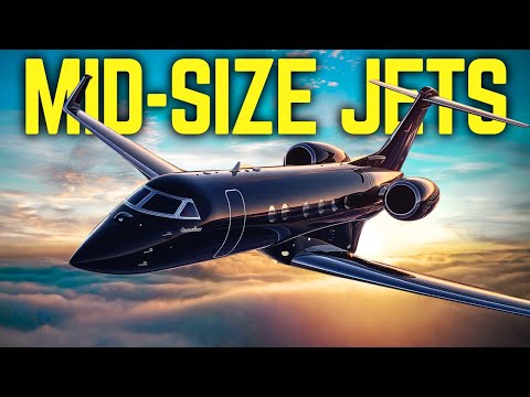 Top 8 Medium-Size Private Jets | Price & Specs