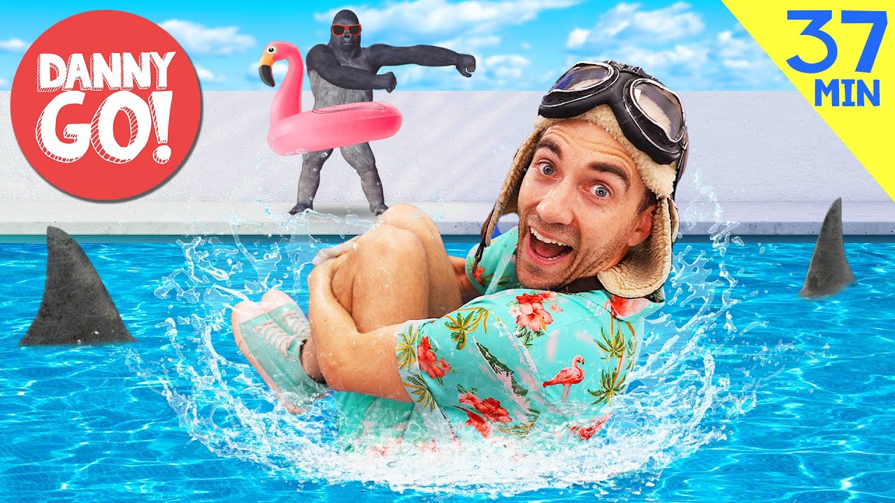 Summer Dance CHALLENGE! ☀️💦 30min+ Exercise Movement Break | Danny Go! Songs for Kids