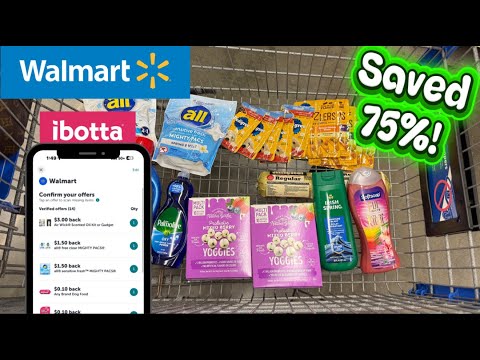 Walmart Ibotta Haul- Save 75% couponing at Walmart this week! 1/11-1/17
