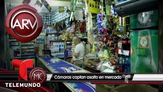 Captan en cámara robo en tienda de Dominicana