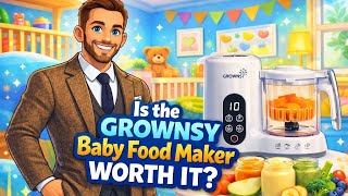 👉 Is the Grownsy Baby Food Maker Worth It? Steam Basket Review & Demo