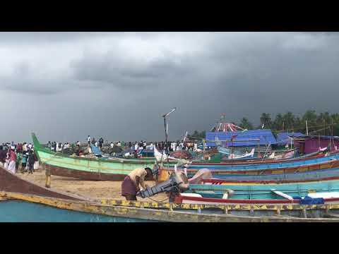 thanoor beach Tsunami scenes