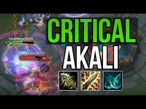CRITICAL AKALI IS BEYOND DEADLY (AKALI BUILD CHALLENGE) | League of Legends