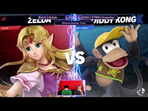 Coupe DitootiD #2 SSBBl Winners Quarter Final Bûch|Altek (Zelda) VS CEW|XTRM|Insector (Diddy Kong)