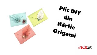 Plic DIY din Hârtie Origami – Tutorial Ușor 